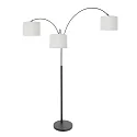 Steinhauer Standerlampe SPARKLED LIGHT E27 IP20, dæmpbar