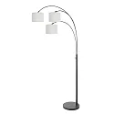 Steinhauer Standerlampe SPARKLED LIGHT E27 IP20, dæmpbar