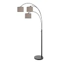Steinhauer Standerlampe SPARKLED LIGHT E27 IP20, dæmpbar