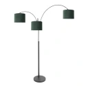Steinhauer floor lamp SPARKLED LIGHT 3 flames E27 IP20, black dimmable