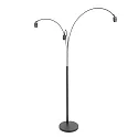Steinhauer Standerlampe SPARKLED LIGHT E27 IP20, dæmpbar