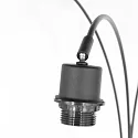 Steinhauer Standerlampe SPARKLED LIGHT E27 IP20, dæmpbar