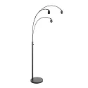 Steinhauer Standerlampe SPARKLED LIGHT E27 IP20, dæmpbar