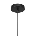 Steinhauer pendant luminaire TUBEL GU10 IP20, black dimmable