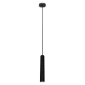 Steinhauer pendant luminaire TUBEL GU10 IP20, black dimmable