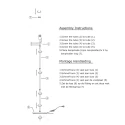Mexlite Standerlampe BELLA 1-flamme E27 IP20, bronze dæmpbar