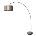 Buelampe SOLVA 1-flamme E27 IP20, sort dæmpbar