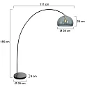 Mexlite Standerlampe SOLVA E27 IP20, dæmpbar