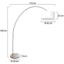 Mexlite Standerlampe SOLVA E27 IP20, dæmpbar
