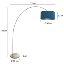 Mexlite Standerlampe SOLVA E27 IP20, dæmpbar