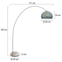 Mexlite Standerlampe SOLVA E27 IP20, dæmpbar
