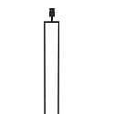 Steinhauer Standerlampe STANG E27 IP20, dæmpbar