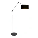 Steinhauer Standerlampe PRESTIGE CHIC 1-flamme E27 IP20, sort dæmpbar