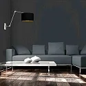 Steinhauer Væglampe PRESTIGE CHIC E27 IP20, dæmpbar