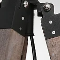 Mexlite Standerlampe TRIEK E27 IP20, dæmpbar