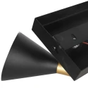 anne light & home Loftlampe PRETO 2-flammer GU10 IP20, sort dæmpbar