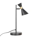 anne light & home table lamp PRETO 1 flame GU10 IP20, black dimmable