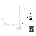anne light & home Bordlampe PRETO GU10 IP20, dæmpbar