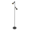 Standerlampe PRETO 2-flammer GU10 IP20, sort dæmpbar