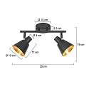 Mexlite Loftlampe OEROE E14 IP20, dæmpbar