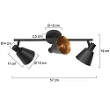 Mexlite Loftlampe OEROE E14 IP20, dæmpbar