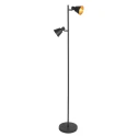 Standerlampe OEROE 2-flammer E14 IP20, sort dæmpbar