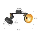 Mexlite Loftlampe PRATO E14 IP20, dæmpbar