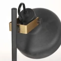 Mexlite table lamp PRATO 1 flame E14 IP20, black dimmable