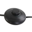 Mexlite floor lamp PRATO 2 flames E14 IP20, black dimmable