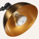 Steinhauer Standerlampe PINTINO 1-flamme GU10 IP20, sort dæmpbar