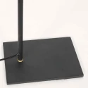 Steinhauer Standerlampe PINTINO 1-flamme GU10 IP20, sort dæmpbar
