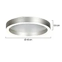 Steinhauer Loftlampe RINGLUX IP20, dæmpbar