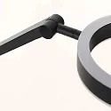 Steinhauer Standerlampe RINGLUX IP20, dæmpbar