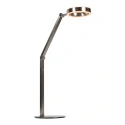 Steinhauer table lamp RINGLUX 2 flames IP20, steel dimmable