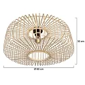 Steinhauer Loftlampe BLOEBA E27 IP20, dæmpbar