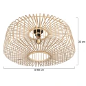 Steinhauer Loftlampe BREEZA BEACH 1-flamme E27 IP20, sort dæmpbar