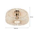 Steinhauer Loftlampe BREEZA BEACH 1-flamme E27 IP20, sort dæmpbar