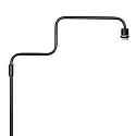 Steinhauer Standerlampe BLOEBA E27 IP20, dæmpbar