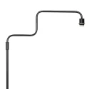 Steinhauer Standerlampe BLOEBA 1-flamme E27 IP20, sort dæmpbar