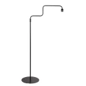 Steinhauer Standerlampe BLOEBA 1-flamme E27 IP20, sort dæmpbar