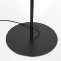 Steinhauer Standerlampe BLOEBA 1-flamme E27 IP20, sort dæmpbar