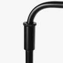 Steinhauer Standerlampe BLOEBA 1-flamme E27 IP20, sort dæmpbar