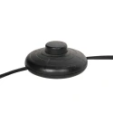 Steinhauer Standerlampe BLOEBA 1-flamme E27 IP20, sort dæmpbar