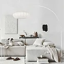 Steinhauer Standerlampe SPARKLED LIGHT E27 IP20, dæmpbar