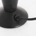 Mexlite Bordlampe VOLCAN 1-flamme IP20, sort 