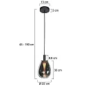 Steinhauer Pendel GLIMSY IP20, dæmpbar