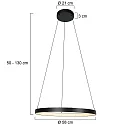 Mexlite pendant luminaire CIRCOLARE IP20, dimmable