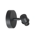 Mexlite wall luminaire TENEBRIS 1 flame E14 IP20, black dimmable
