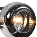 Mexlite Væglampe TENEBRIS 2-flammer E14 IP20, sort dæmpbar
