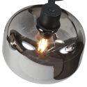 Mexlite Væglampe TENEBRIS 2-flammer E14 IP20, sort dæmpbar